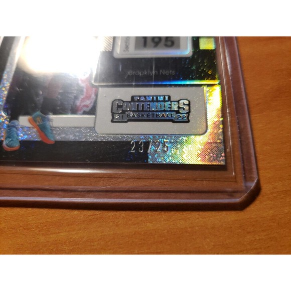 2021-2022 Panini Contenders Opening Night Ticket #74 Kyrie Irving Serial #23/25 - Picture 2 of 3